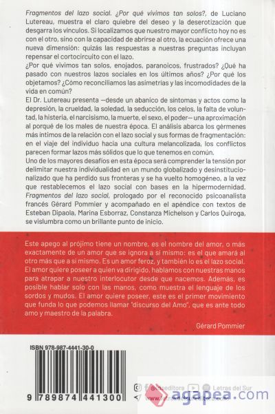 FRAGMENTOS DEL LAZO SOCIAL