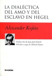 Portada de La dialéctica del amo y del esclavo en Hegel