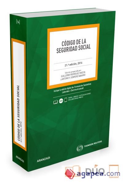 CODIGO DE LA SEGURIDAD SOCIAL 21ºED 2016