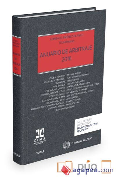 Anuario de arbitraje 2016 (Papel + e-book)