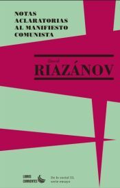 Portada de NOTAS ACLARATORIAS AL MANIFIESTO COMUNISTA