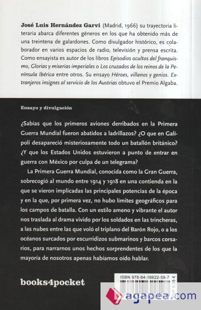 ESO NO ESTABA (B4P) LIBRO DE LA PRIMERA GUERRA MUNDIAL