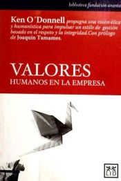 Portada de Valores humanos en la empresa