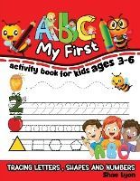 Martello UK My First ABC 123 Learning Book - Kids Practice Numbers & Writing Activity Book (A4, Ages 2-8)
