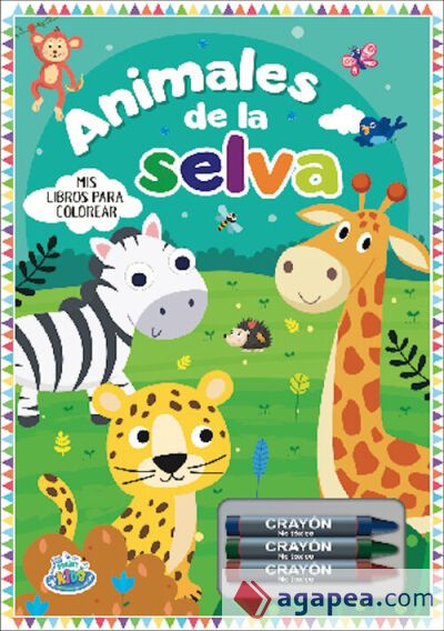 ANIMALES DE LA SELVA - MIS LIBROS PARA COLOREAR - AA.VV. - 9789878939827