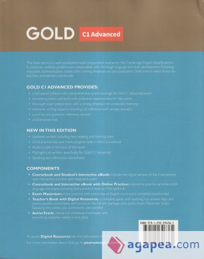 INGLÉS GOLD C1 ADVANCED STUDENT