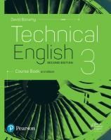 Portada de TECHNICAL ENGLISH 3.(COURSE BOOK)