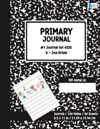 PRIMARY STORY BOOK: DOTTED MIDLINE AND PICTURE SPACE - BLACK MARBLE ...
