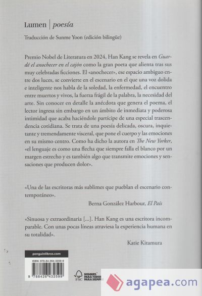 Guard&eacute; el anochecer en el caj&oacute;n