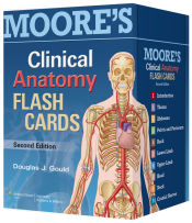 Portada de Moore's Clinical Anatomy Flash Cards