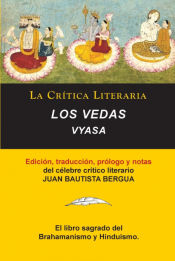 Portada de Los Vedas, Vyasa, Colección La Crítica Literaria por el célebre crítico literario Juan Bautista Bergua, Ediciones Ibéricas