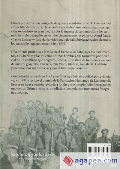 Combatientes requetés en la Guerra Civil española (1936-1939) - La Esfera  de los Libros