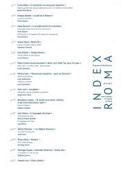 Portada de INDEX ROMA
