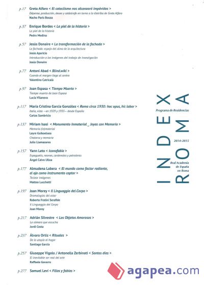 INDEX ROMA
