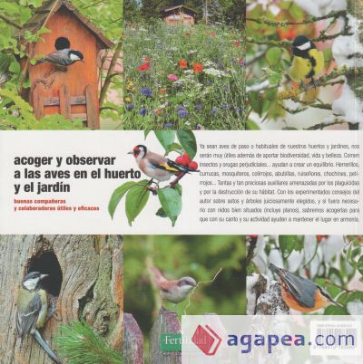 Acoger y observar a las aves en el huerto y jardín