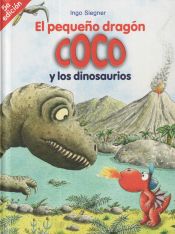 Portada de El pequeño dragón Coco y los dinosaurios