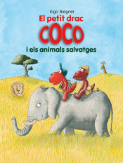 Portada de El petit drac Coco i els animals salvatges