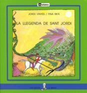 Portada de La llegenda de sant Jordi (lletra de pal)
