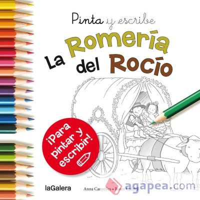 Pinta y escribe La Romería del Rocío