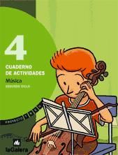 Portada de Proyecto Tren, música, 4º Educación Primaria, 2º ciclo. Cuaderno de actividades