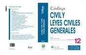 Portada de Código Civil y Leyes Civiles Generales 2012