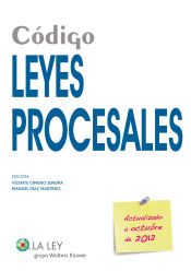 Portada de Código Leyes Procesales 2012 (Ebook)