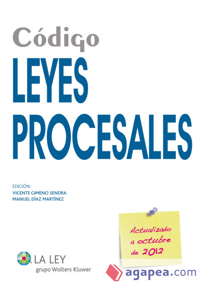 Código Leyes Procesales 2012 (Ebook)