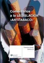 Portada de Comentarios a la legislación "antitabaco" (Ebook)