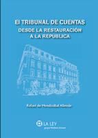 Portada de El Tribunal de Cuentas desde la restauración a la República (Ebook)