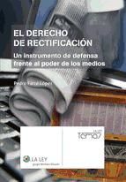 Portada de El derecho de rectificación (Ebook)