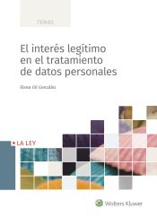 Portada de El interés legítimo en tratamientos de datos personales