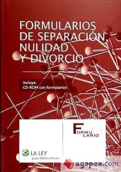 Portada de Formularios de Nulidad, Separación y Divorcio