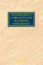 Portada de La obligación legal de alimentos entre parientes (Ebook)