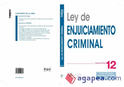 Ley de Enjuiciamiento Criminal 2012