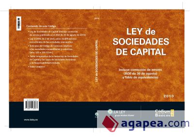 Ley de Sociedades de Capital 2010