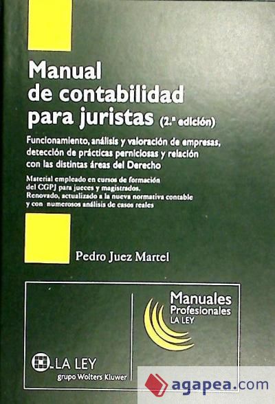 Manual de Contabilidad para Juristas 2ª Edición