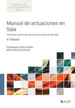 Portada de Manual de actuaciones en Sala. Técnicas prácticas de los procesos de familia