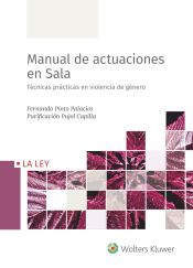 Portada de Manual de actuaciones en Sala. Técnicas prácticas en violencia de género