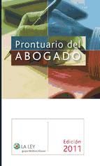 Portada de Prontuario del Abogado 2011 (Ebook)