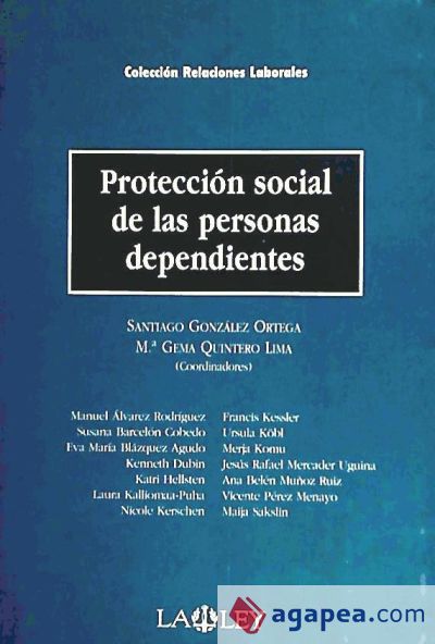 Protección social de las personas dependientes