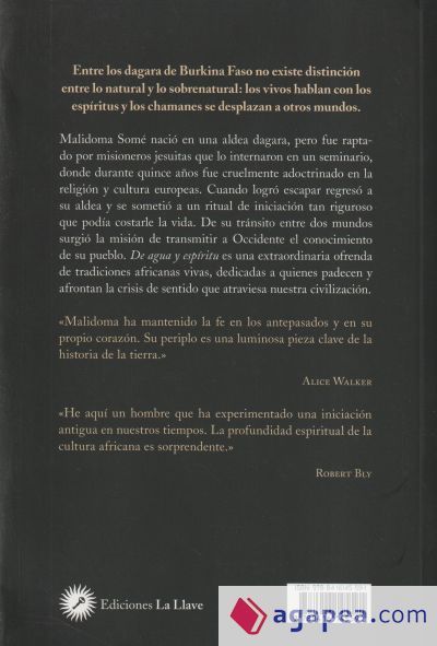 De agua y esp&iacute;ritu