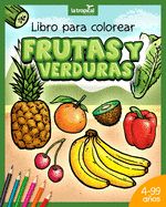 Portada de Libro para colorear Frutas y Verduras