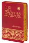 La biblia latinoamérica [letra grande] simil-piel roja, canto dorado, con uñeros