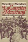 La canción mexicana. Ensayo de clasificación y antología