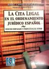 La cita legal en el ordenamiento jurídico español