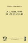La clasificaci&oacute;n de las oraciones