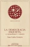 La democracia inquieta: E. Durkheim y J. Dewey