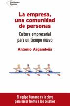 Portada de La empresa, una comunidad de personas (Ebook)