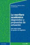La escritura académica: diagnóstico y propuestas de actuación