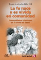 Portada de La fe nace y es vivida en comunidade - SAB (Ebook)